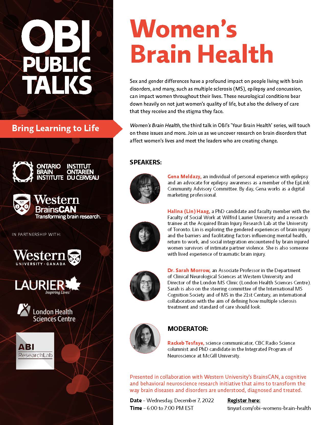 Your Brain Health Series: Women's Brain Health